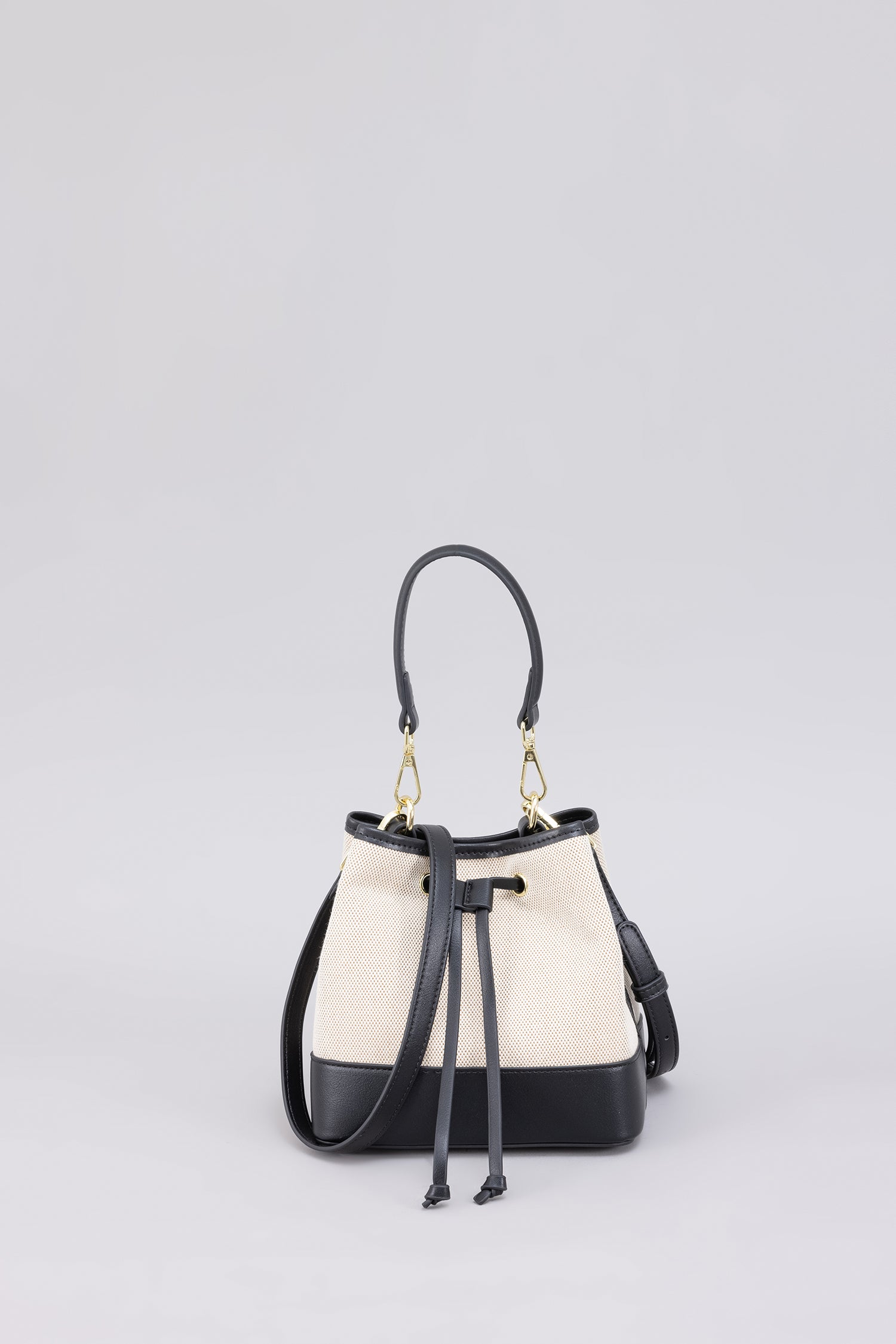 Canvas Bucket Bag - Black