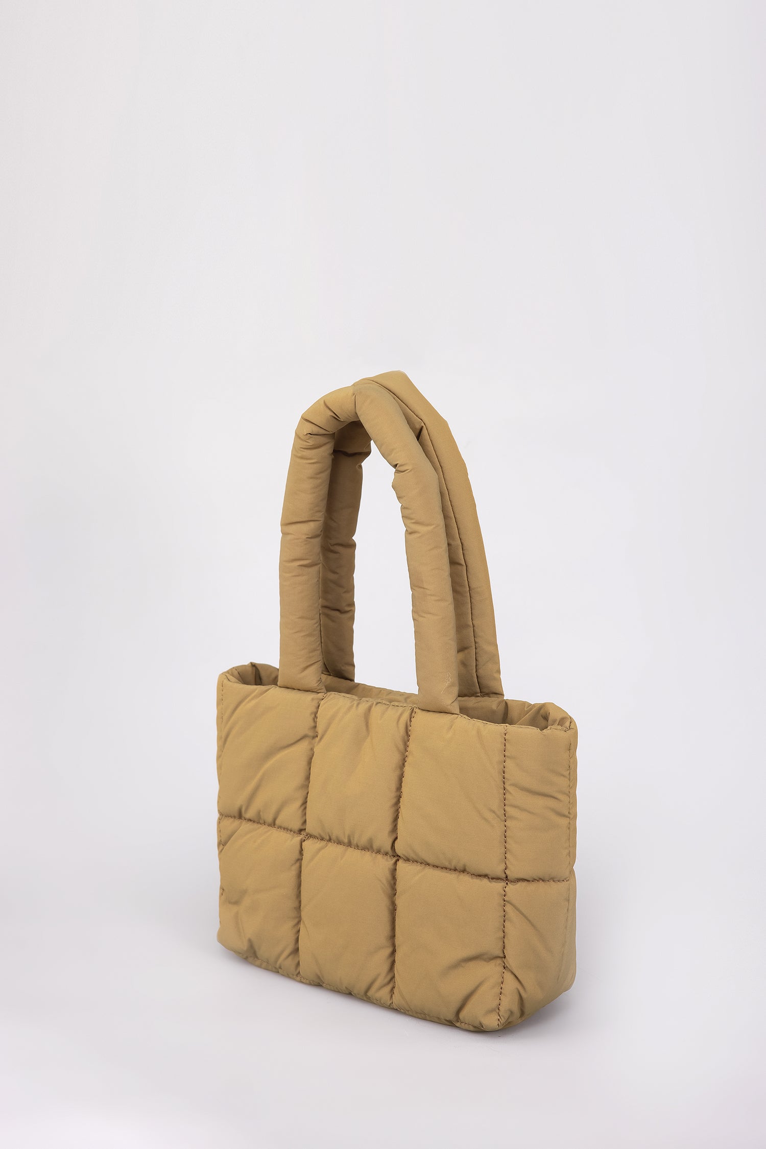 Quilted Tote Bag - Cocoa