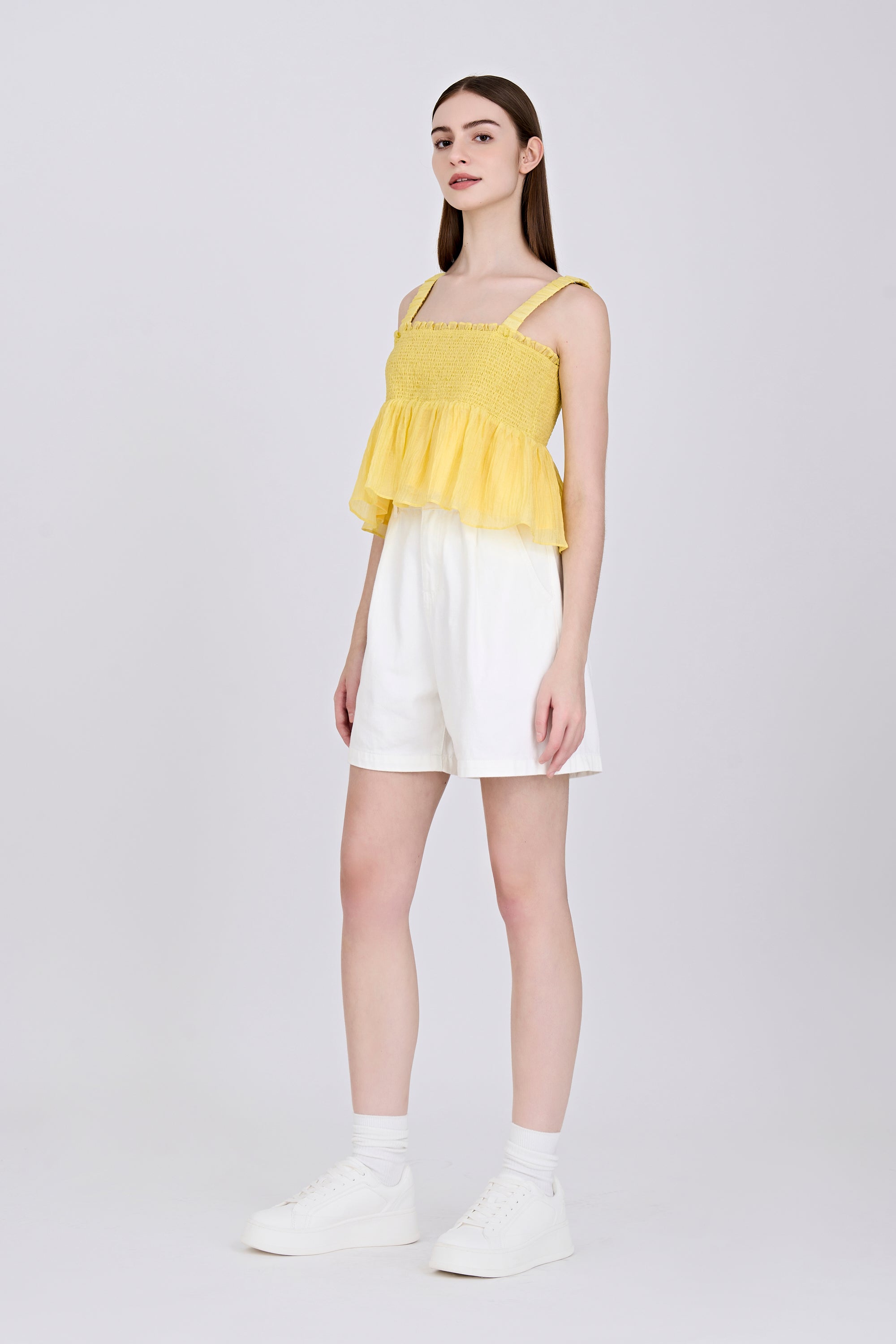 Gathered Camisole - Canary