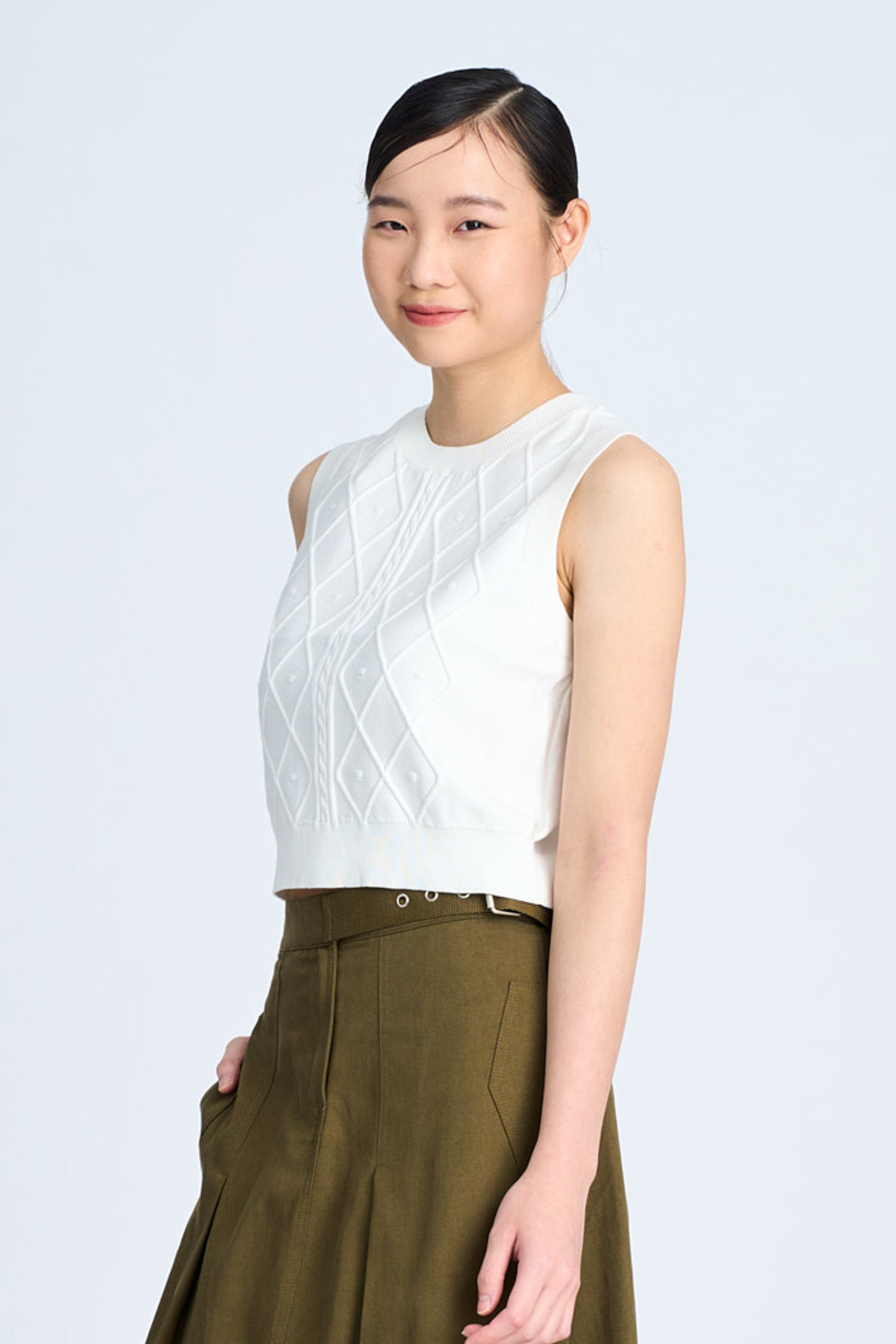 Knitted Sleeveless Top