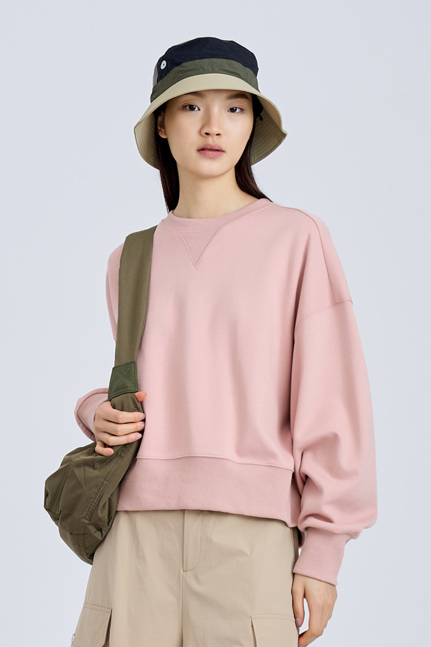 Long Sleeve Sweatshirt - Blush