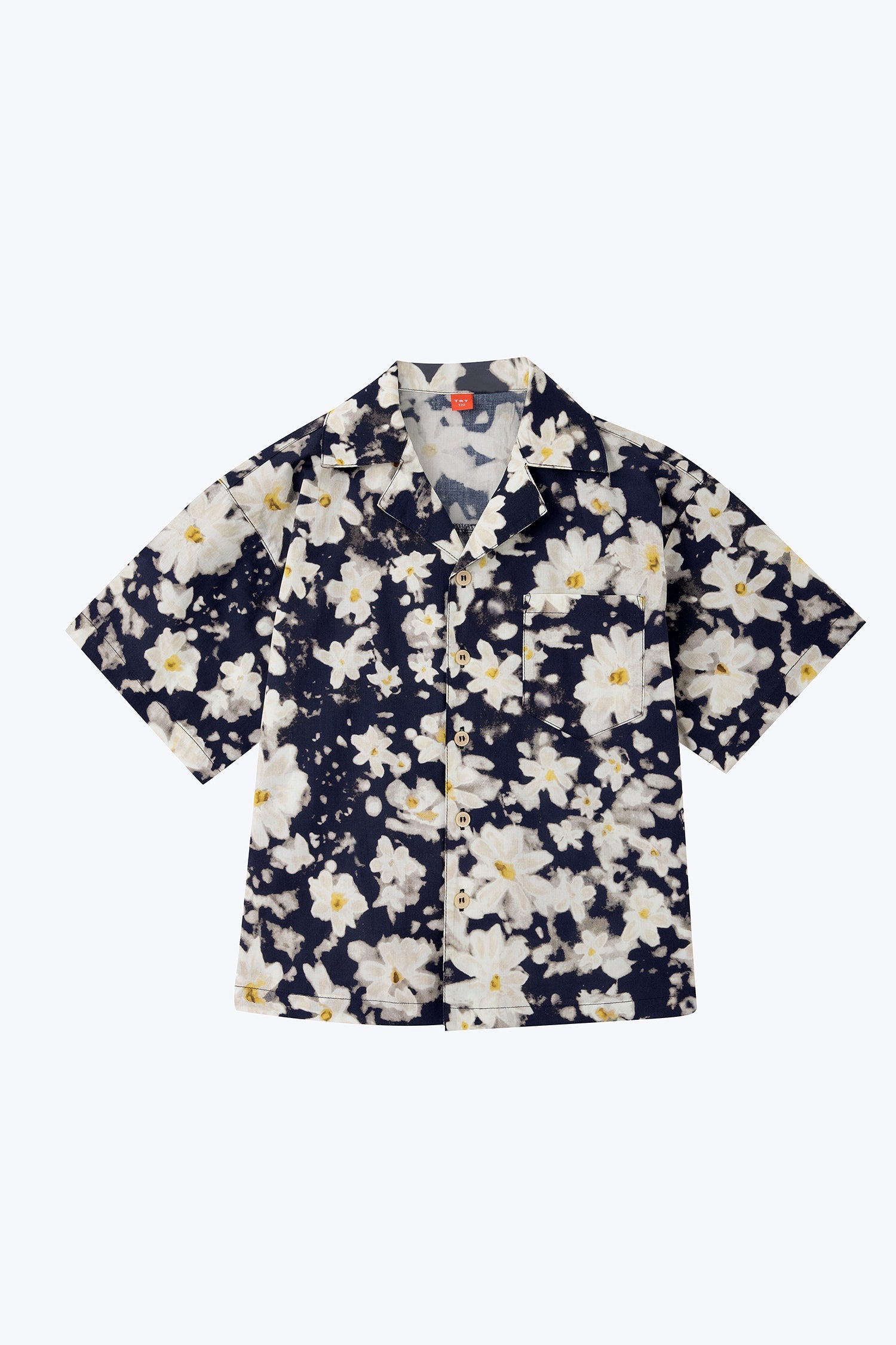 Daisy Boys Shirt - Navy Floral