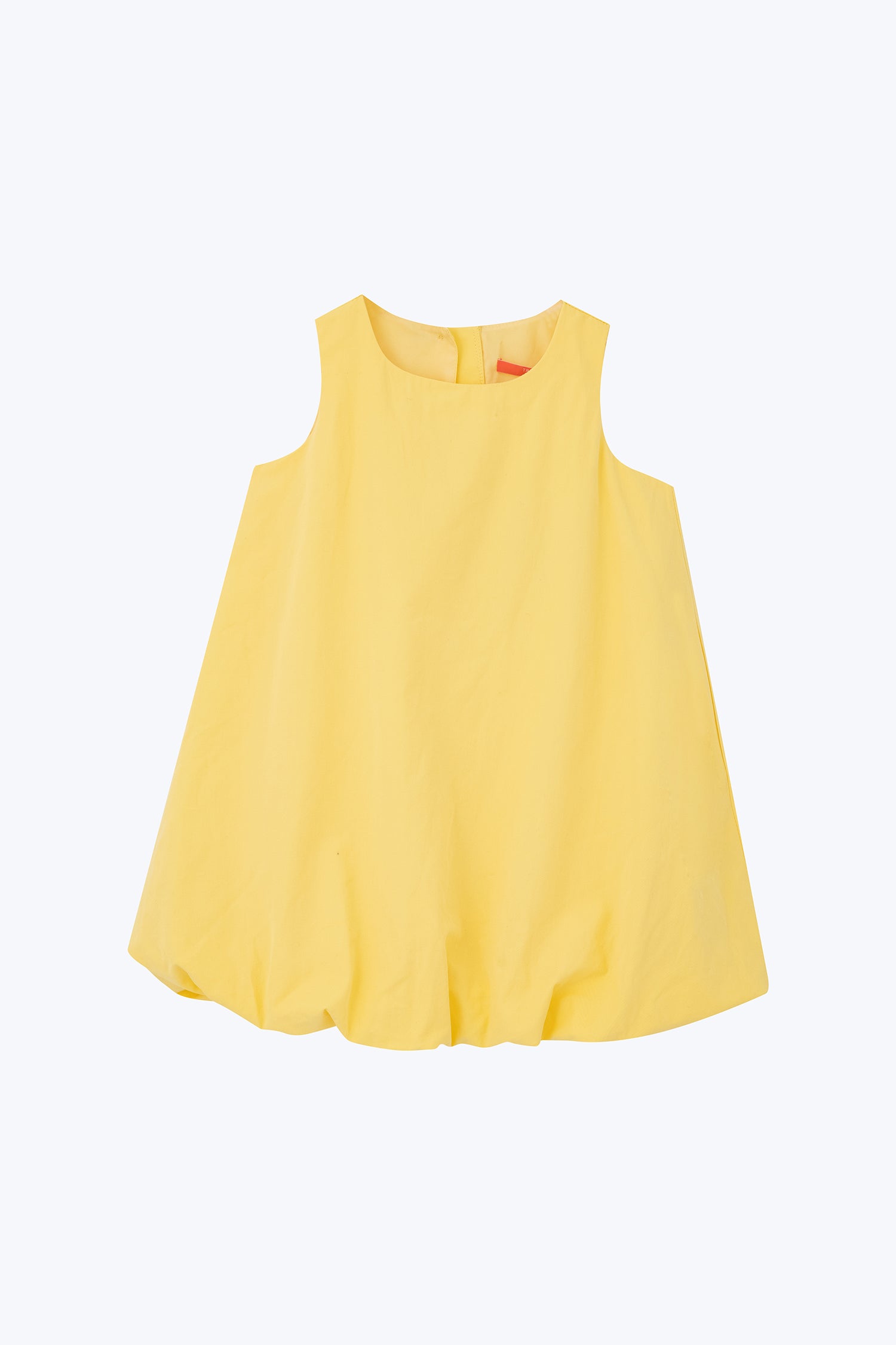 Girls Bubble Dress - Baby Yellow