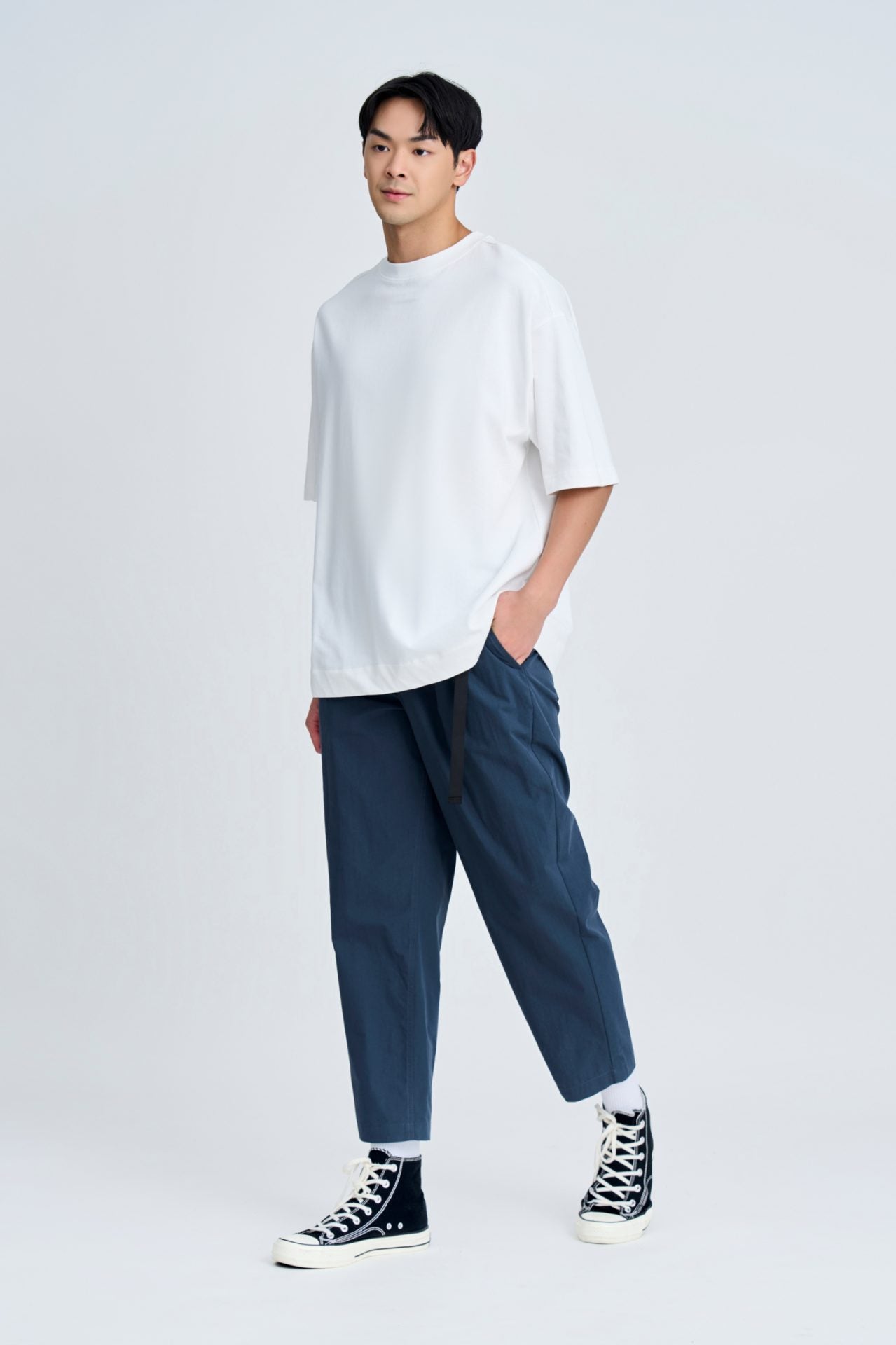 Relaxed-fit Parachute Trousers