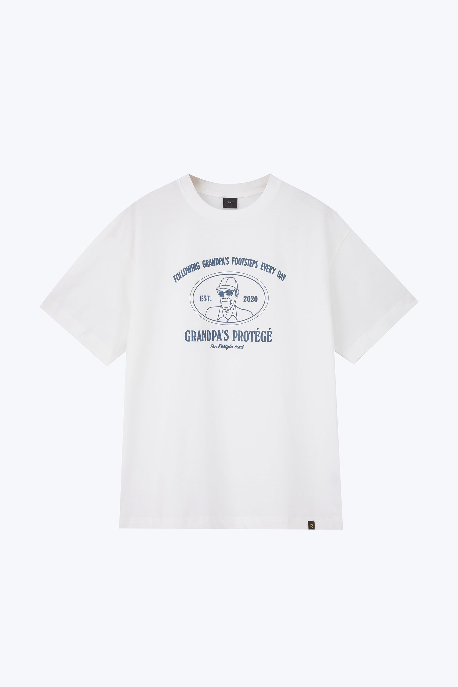 Jersey “Grandpa&#39;s Protégé” Graphic Tee - Cream